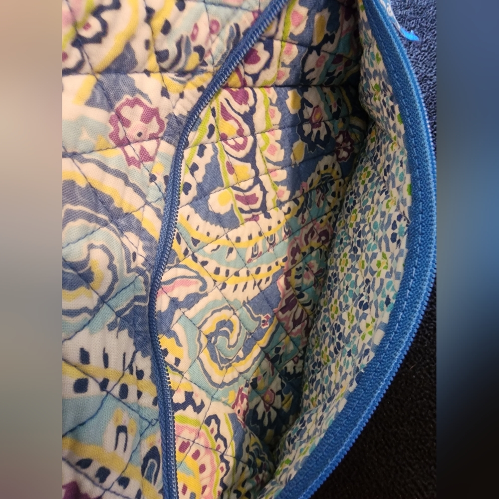 Vera Bradley Capri Blue purse and matching wallet/wristlet - Picture 3 of 7